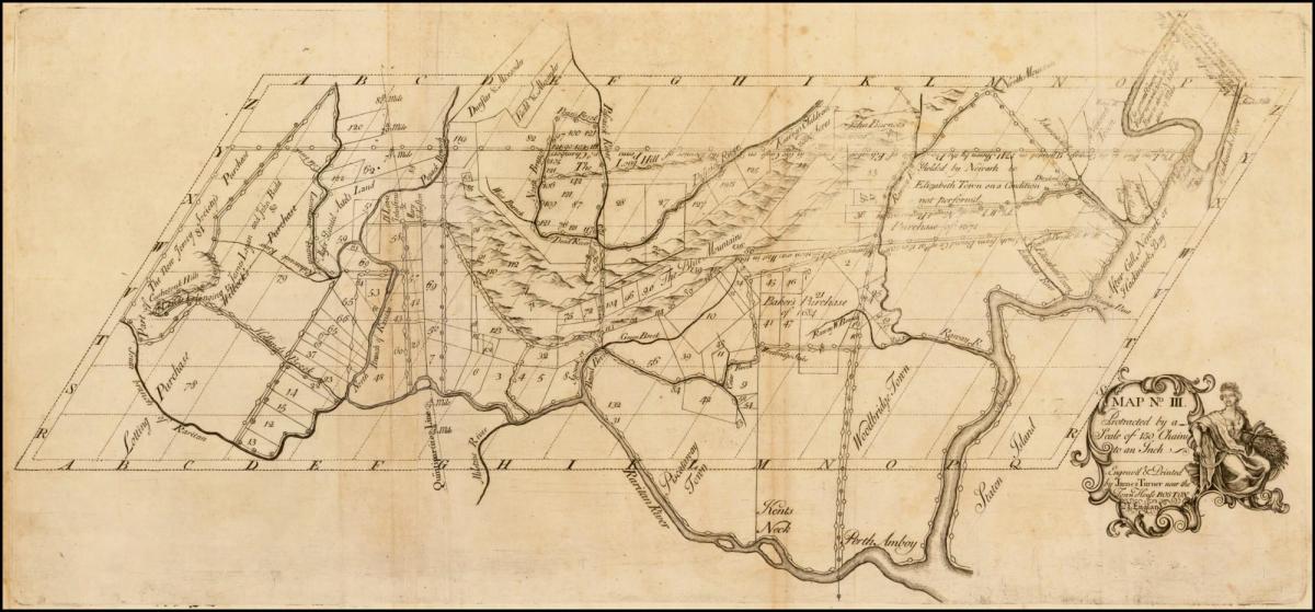 карта на колониалната Бостън