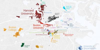 Картата на Бостънския университет