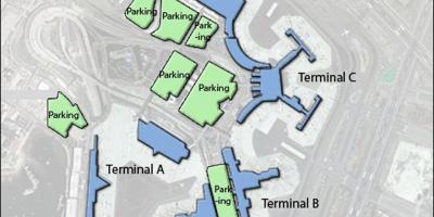 Карта на терминала на летище Логан с