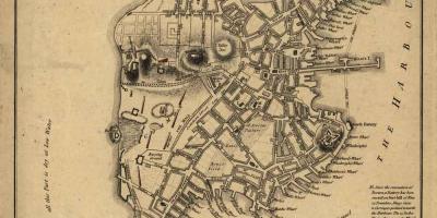 Карта на историческия Бостън