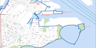 Свободното време harborwalk Бостън картата